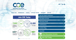 Desktop Screenshot of coe.org
