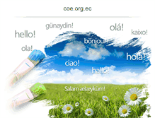 Tablet Screenshot of mail.coe.org.ec